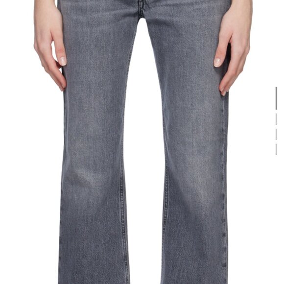 House of Dagmar Gray Straight Leg Jeans - Picture 8 of 10